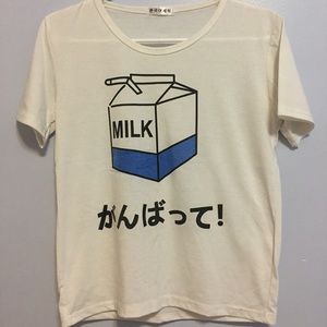 Milk t-shirt